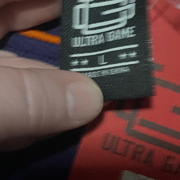 NWT Phoenix Suns Button down embroidered blue jersey top men's size Large - Picture 8 of 13